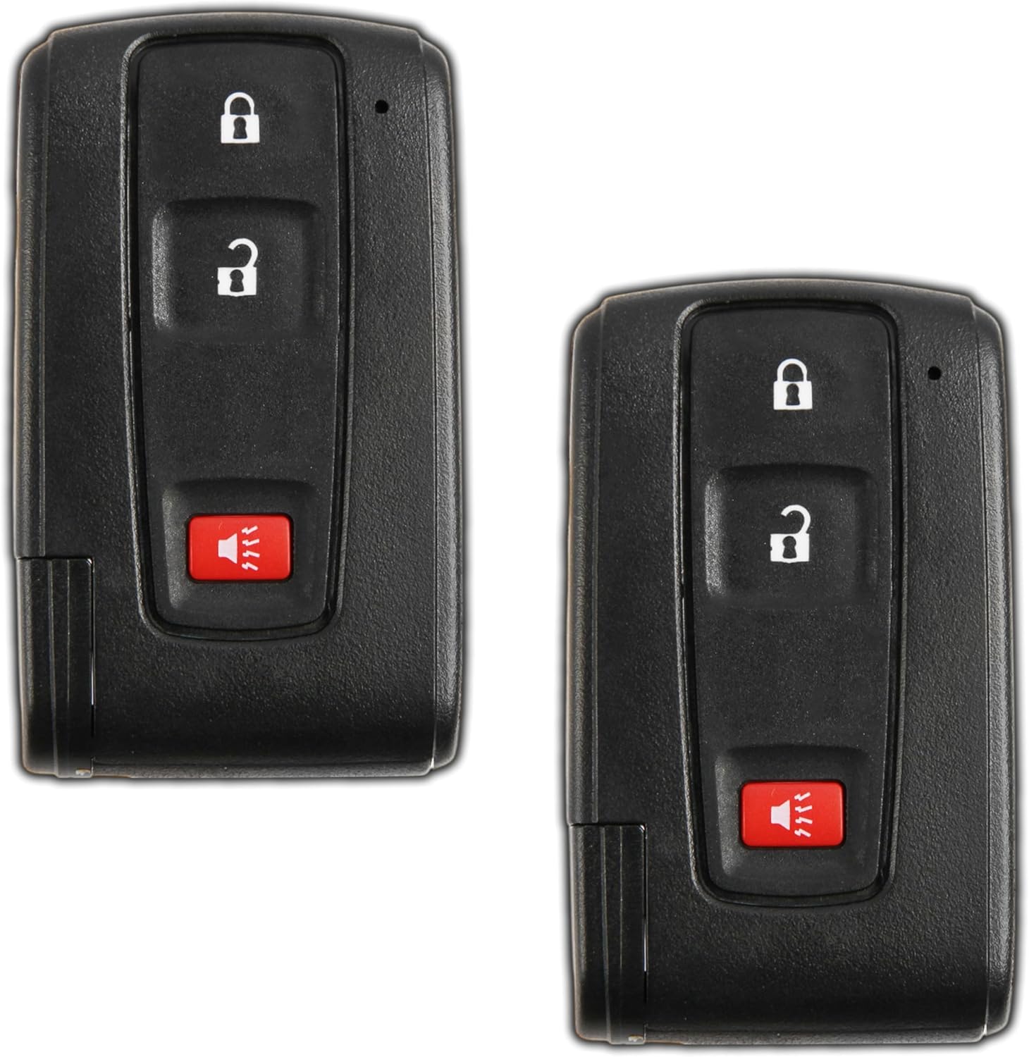 2X Discount Keyless Key Fob Remote for 2004 2005 2006 2007 2008 2009 Toyota Prius 3-Button Smart Key - MOZB31EG - Professional Programming Required