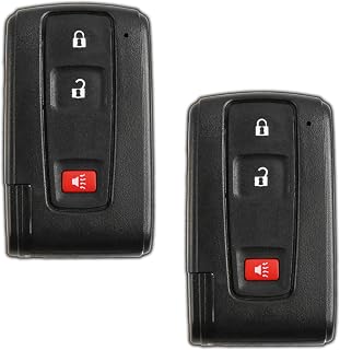 2X Discount Keyless Key Fob Remote for 2004 2005 2006 2007 2008 2009 Toyota Prius 3-Button Smart Key - MOZB31EG - Professional Programming Required