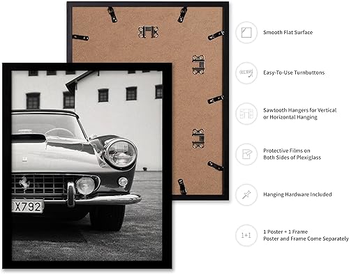 Miniatura 2 de Poster Master Póster vintage para automóvil exótico, impresión retro de lujo para automóvil, arte de fotografía, arte en blanco y negro, arte