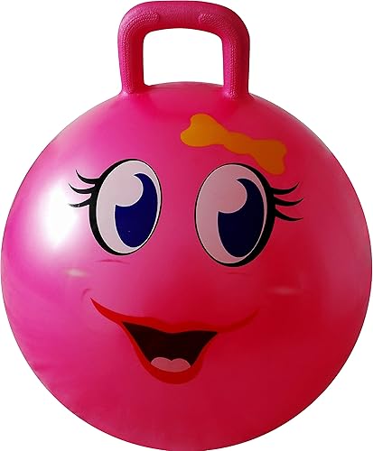 AppleRound Hippity Hoppity - Pelota de salto con bomba de bola, bola inflable con mango, 20 pulgadas de diámetro para edades de 7 a 9 años, gorila