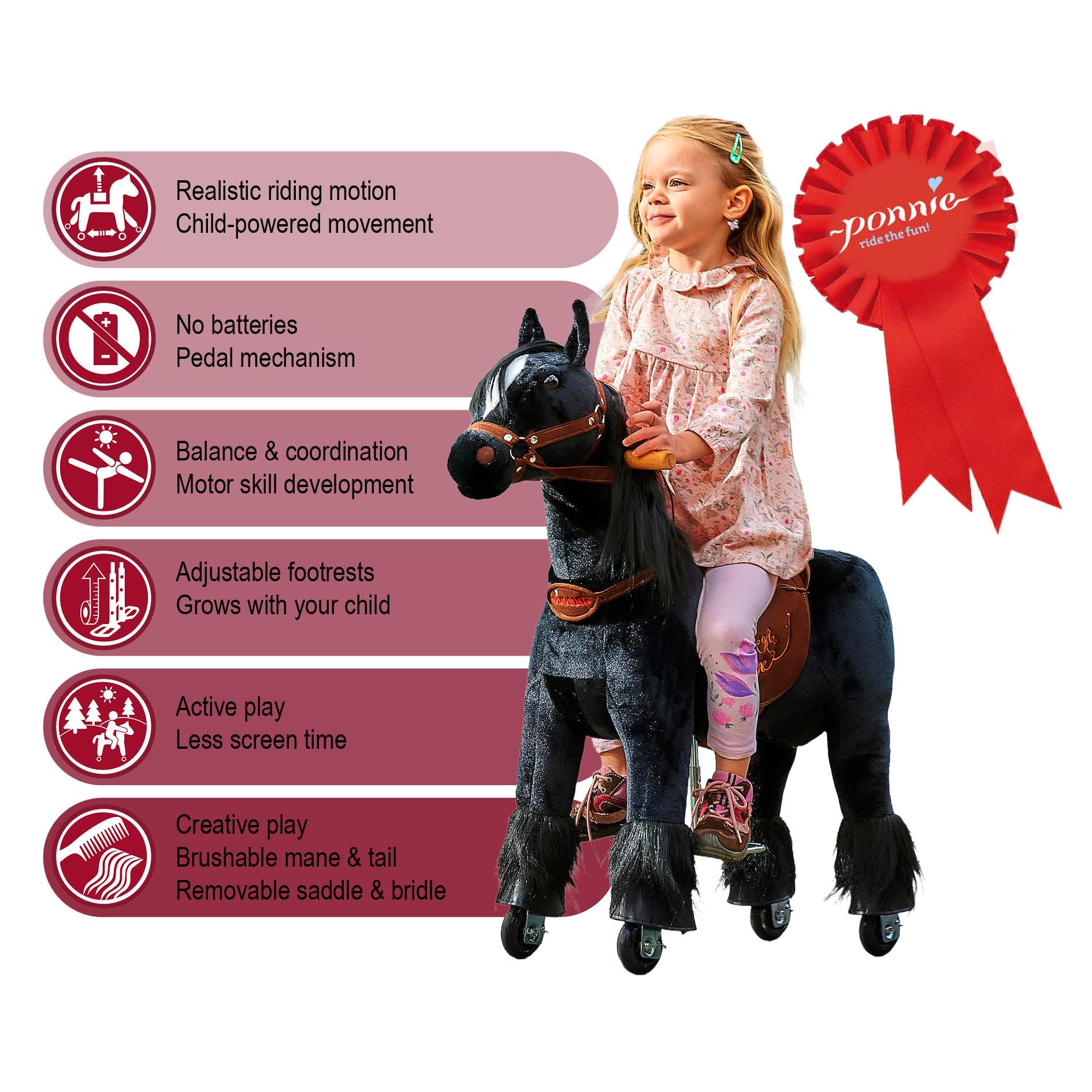 PONNIE Ponnie Ebony S koń jeździecki