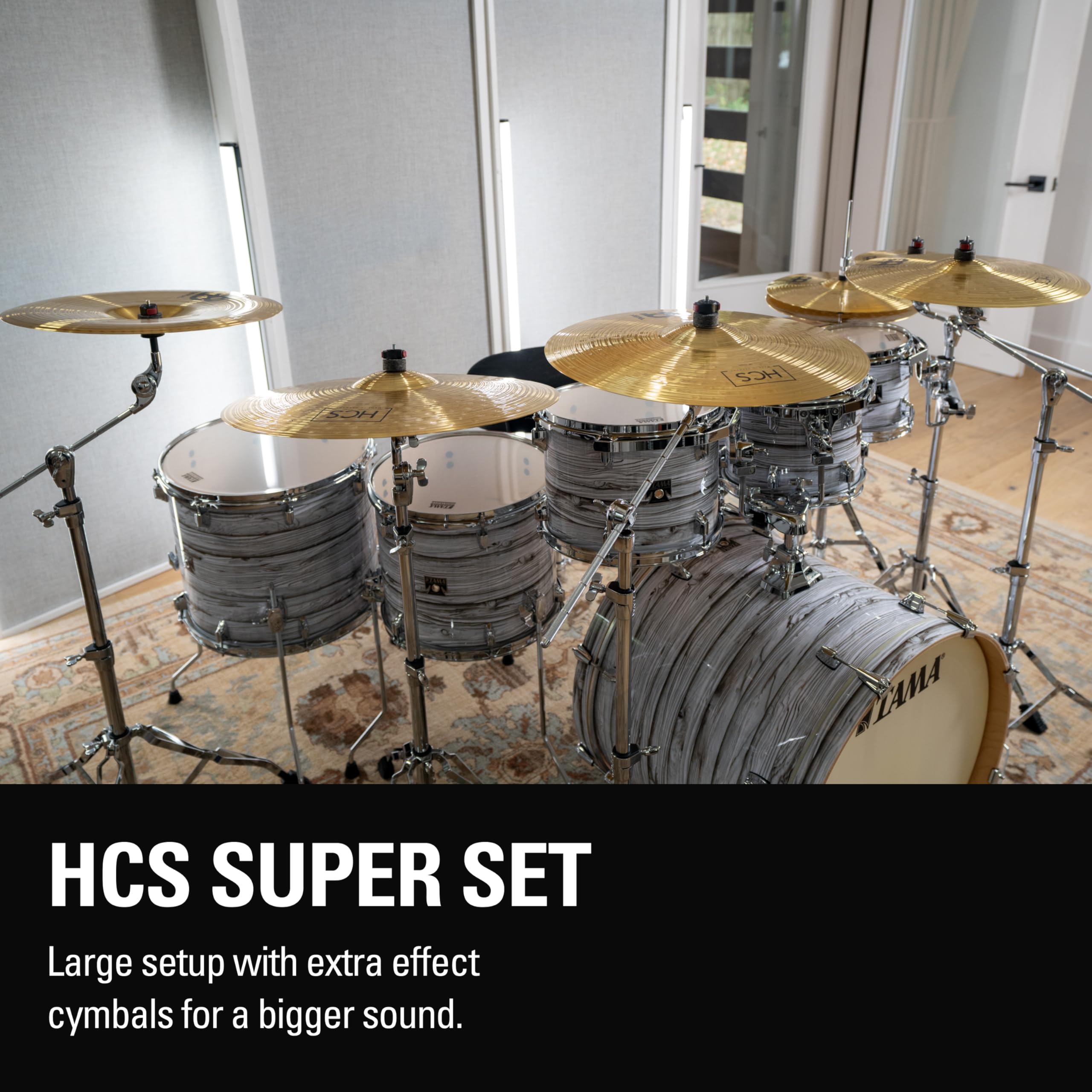 Meinl HCS Super Cymbal Set 10SP,14HH,16CR,16CH,18CR,20R