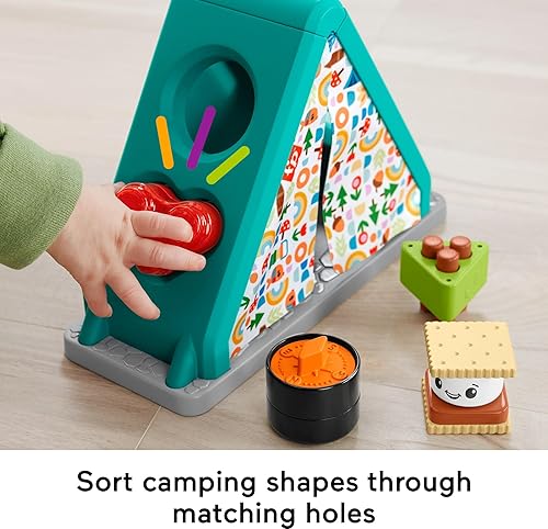 Miniatura 3 de Fisher-Price Shape Sorter S'More Shapes - Tienda de campaña para bebés de 6 años en adelante