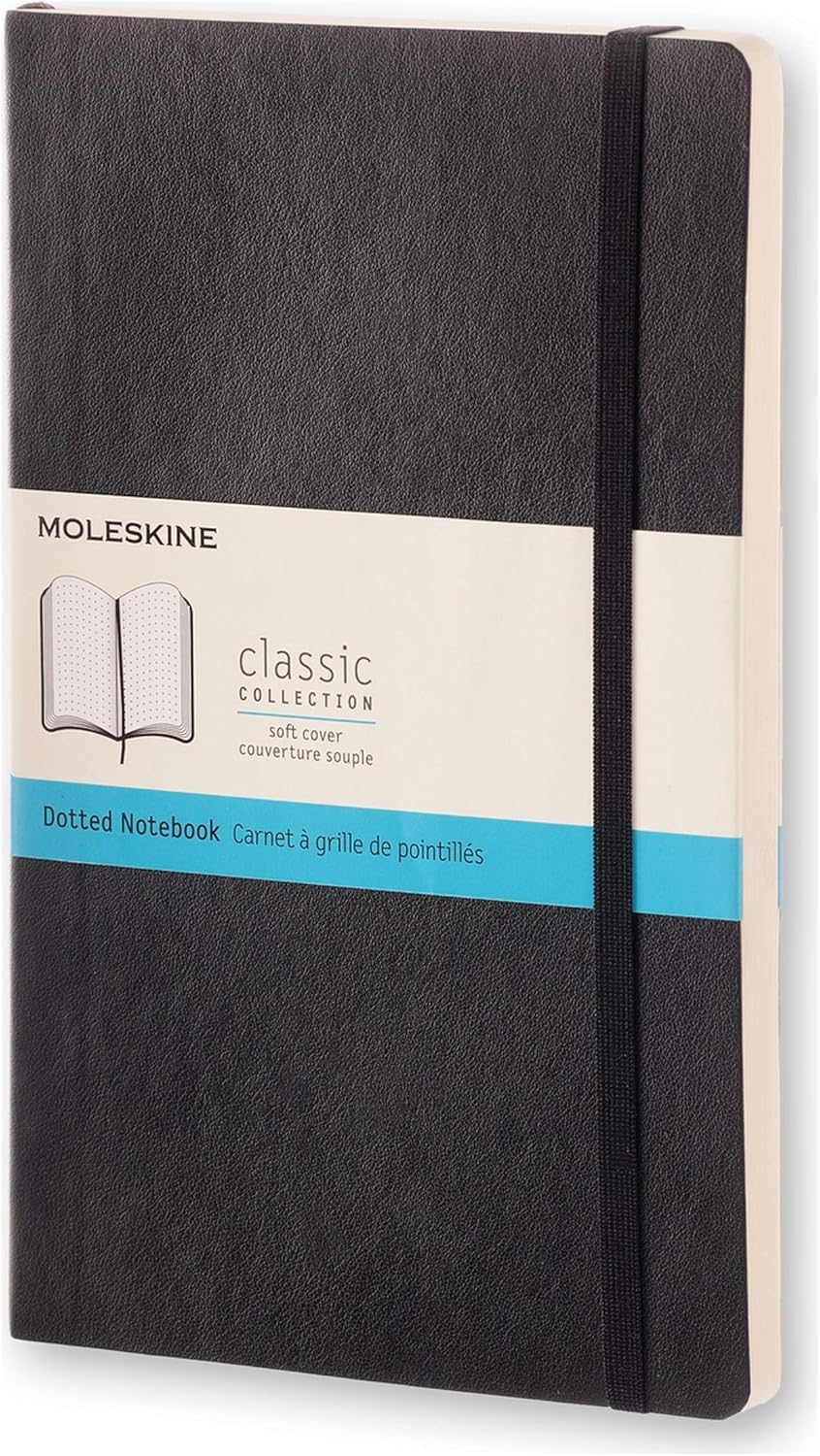 Moleskine Classic Notebook, Soft Cover, Large (5 x 8.25