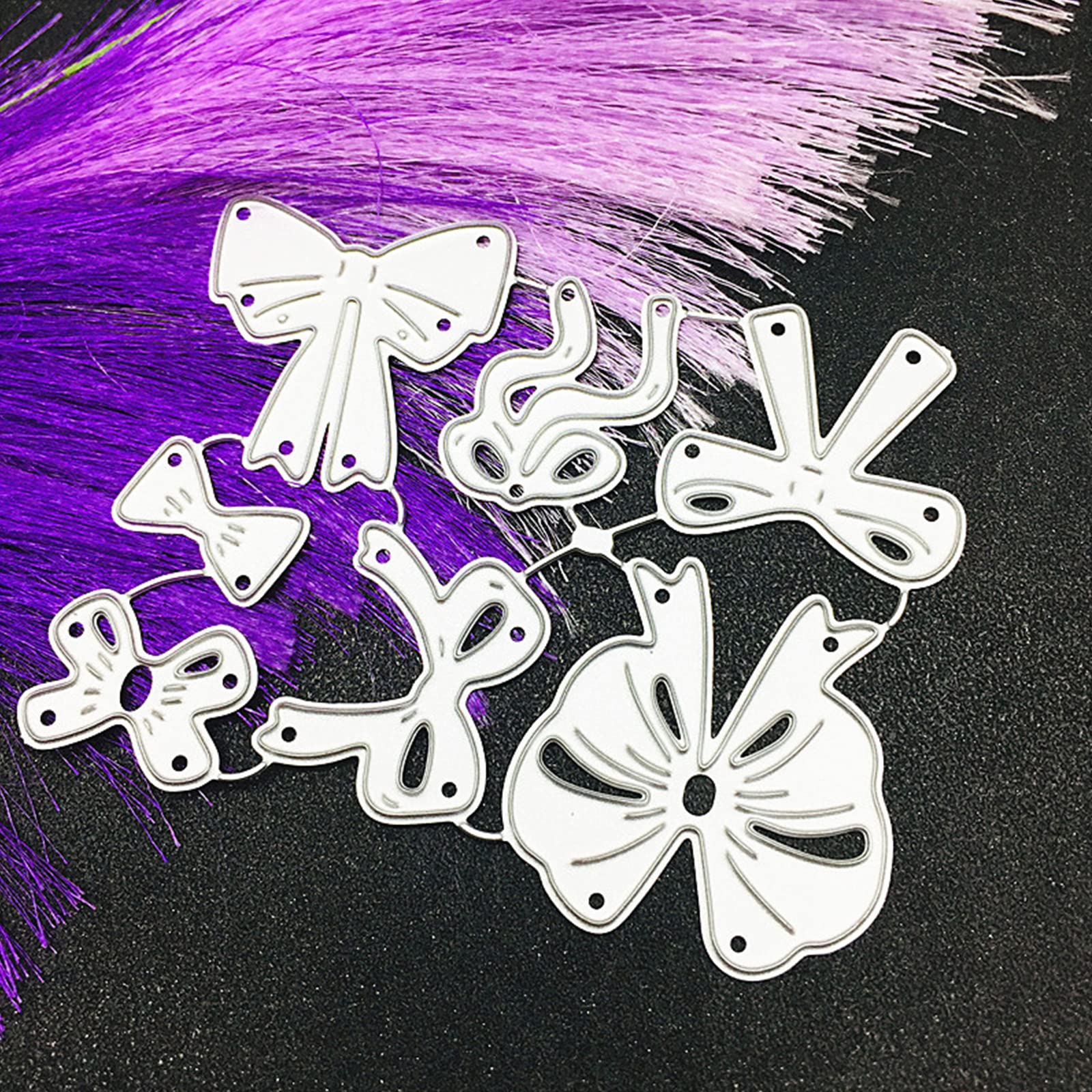 Stanzschablone Mit Geknoteter Schleife – Prägeschablone Für Karten, Scrapbooking, Hochzeitseinladungen, Aus Stahl