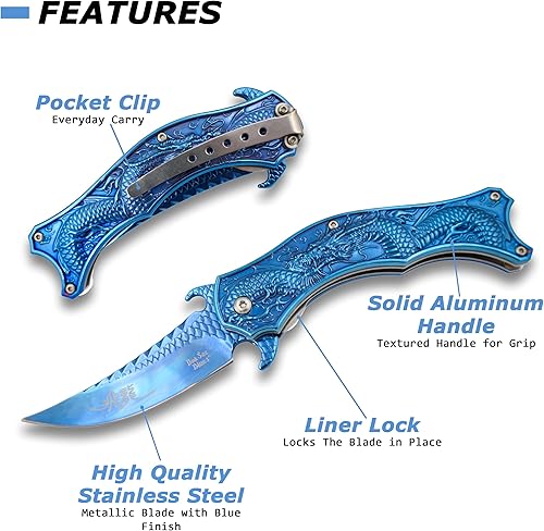 Miniatura 5 de Dark Side Ballistics Cuchillas asistidas por resorte