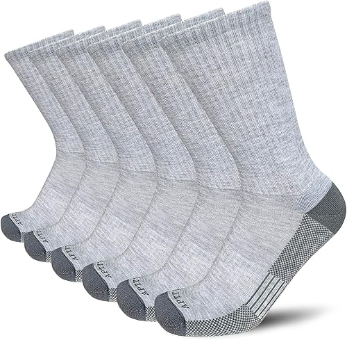APTYID Calcetines acolchados para botas de trabajo para hombre que absorben la humedad (4 pares6 pares)