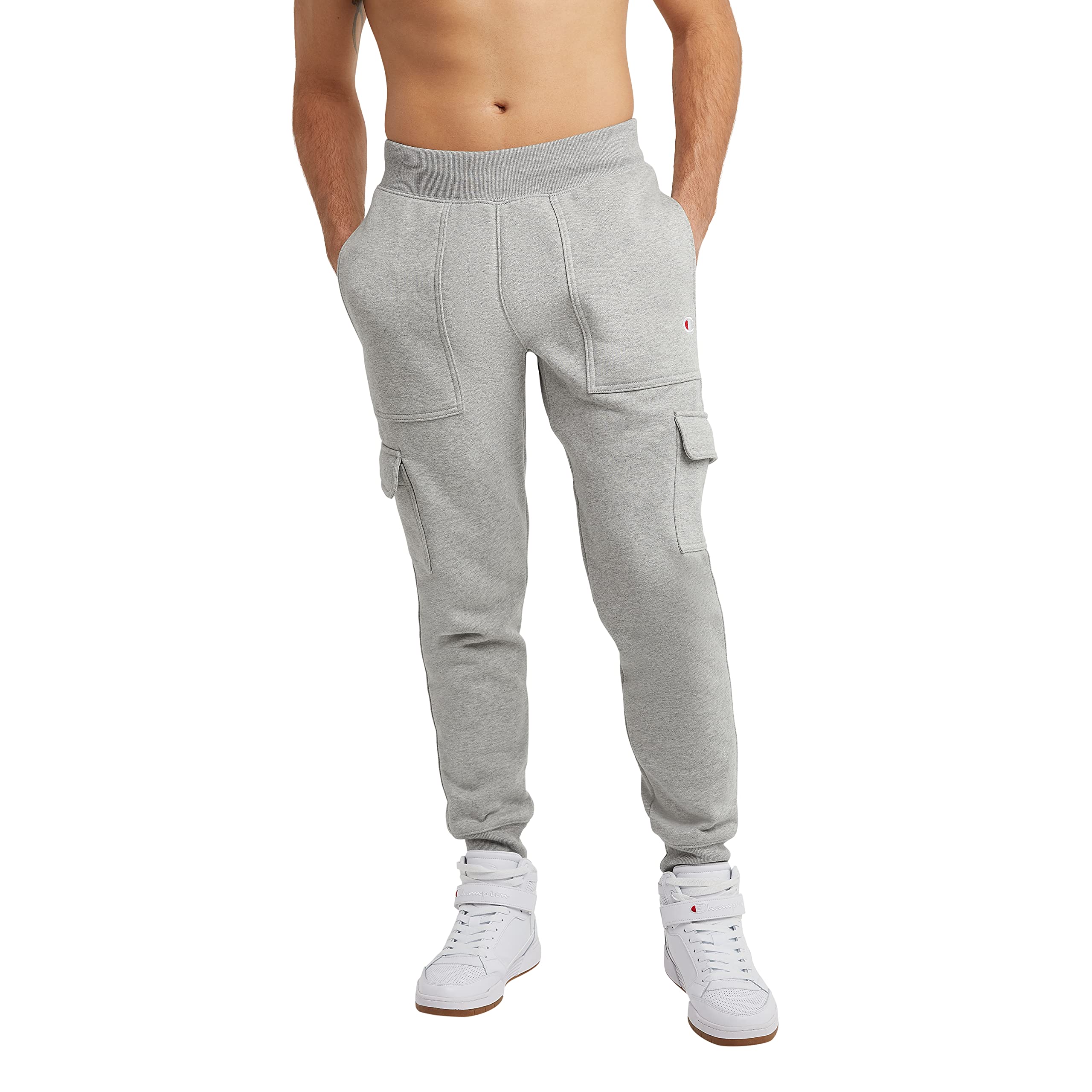 ChampionJoggers, Reverse Weave Fleece Cargo Pants for Men, Heavyweight, 30.5"