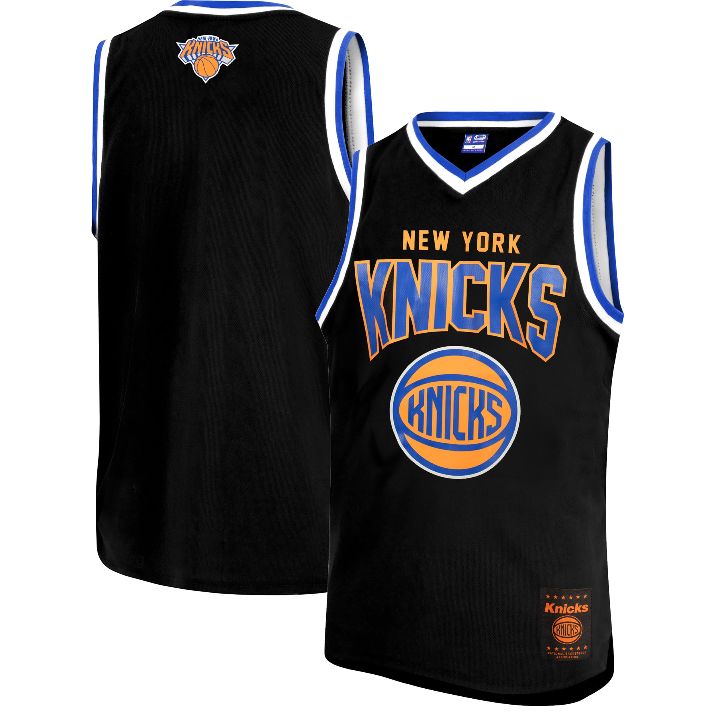 Ultra Game Men's NBA Official Super Soft Sleeveless Tank Top Muscle T-Shirt - Black