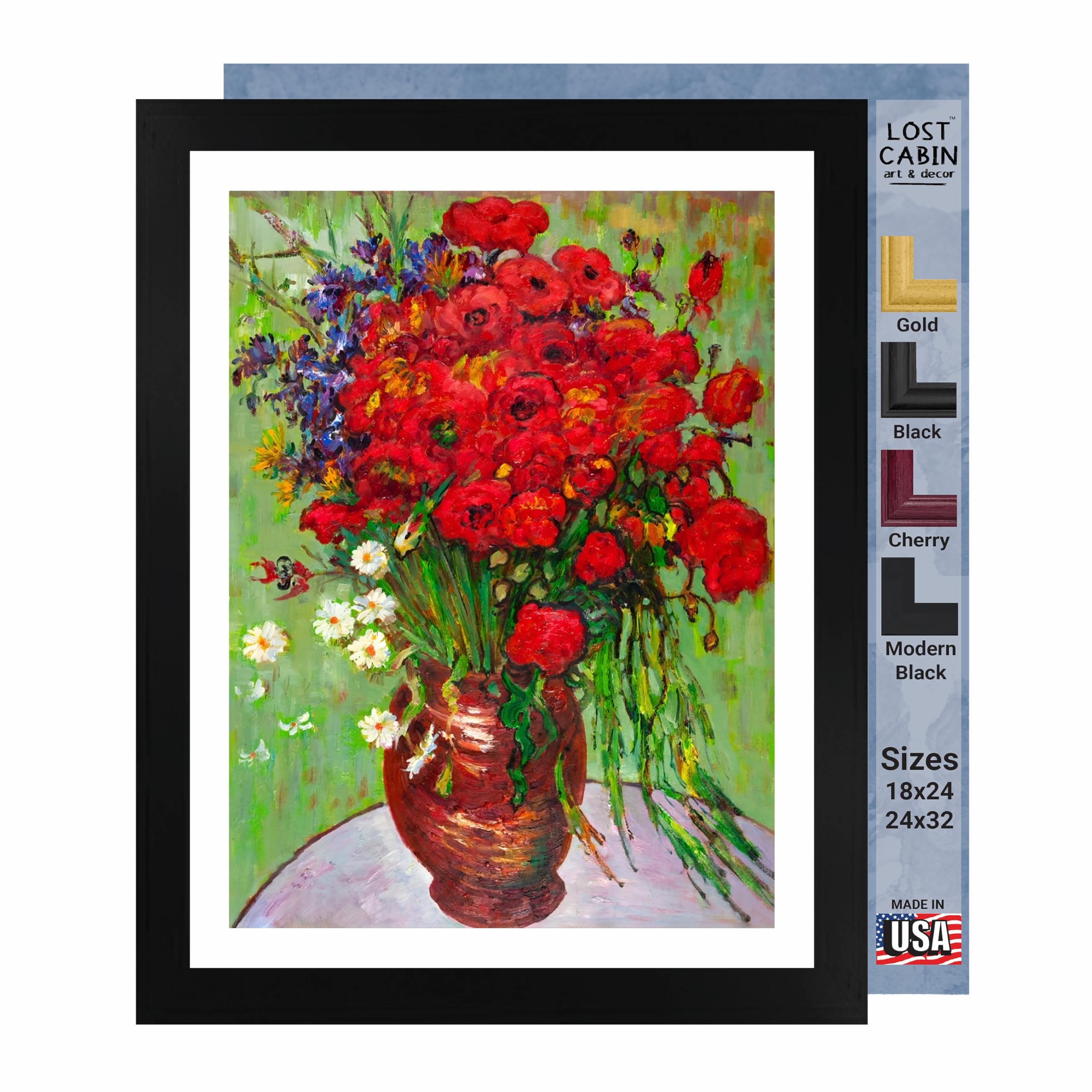 ヴィンセント・ヴァン・ゴッホによるロストキャビンレッドポピー&デイジー| Amazon.co.jp: ヴィンセント・ヴァン・ゴッホによるロストキャビン