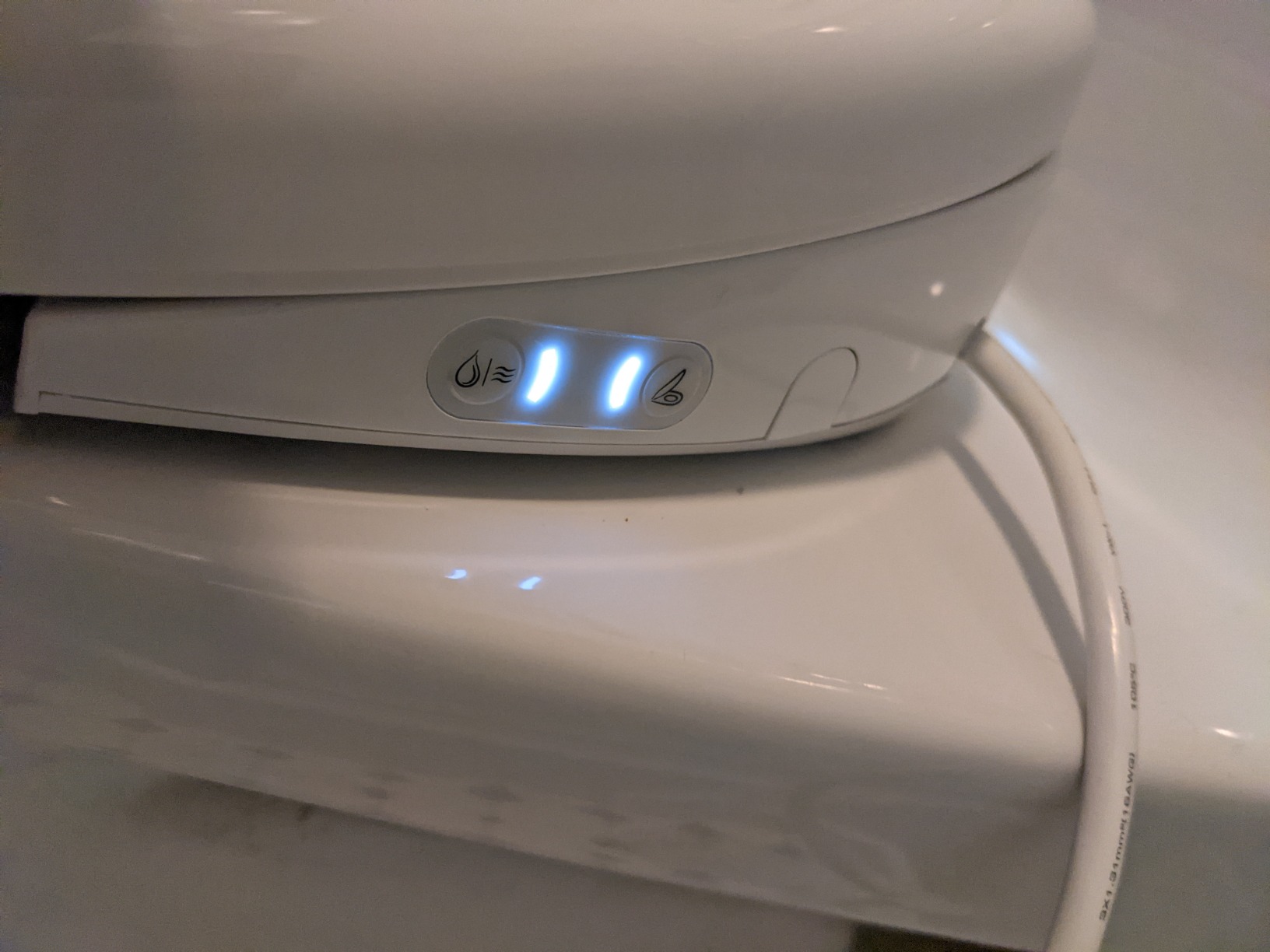 43/mo Finance Veken Electric Bidet Toilet Seat for Elongated Toilets