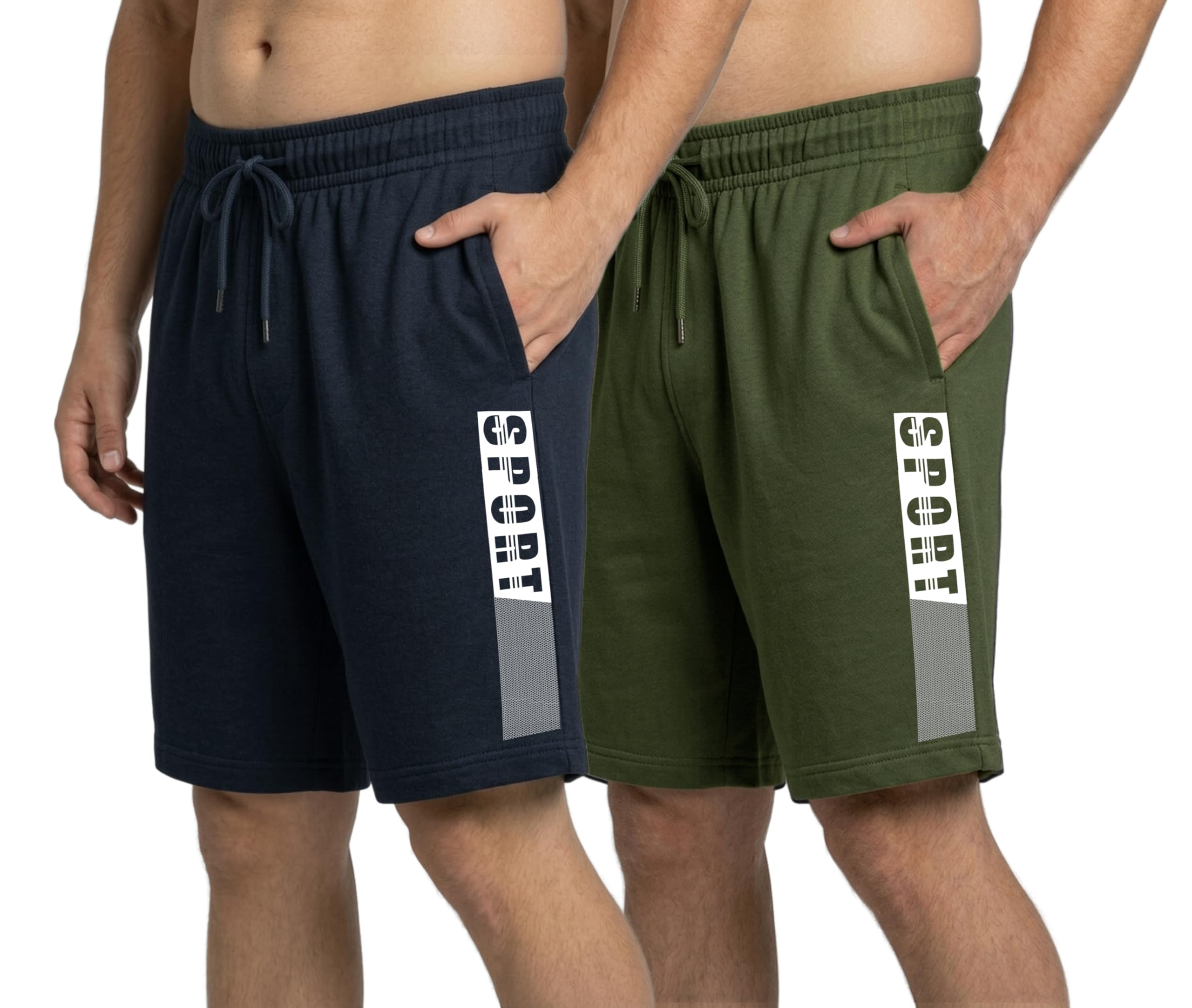 West Gate Clothing Plus Size Regular Fit Shorts for Men | Black.Grey,Navy,Green | Casual and Night Wear Mens Shorts | 2XL,3XL,4XL,5XL | A88 | Pack of 2-picture-23