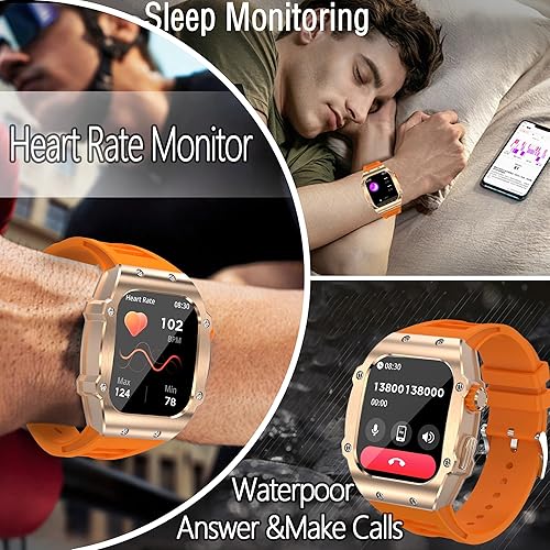Miniatura 3 de Reloj inteligente (marcaciónllamada), reloj deportivo al aire libre para hombre, resistente al agua, 1.91, pantalla táctil HD, monitor de frecuencia