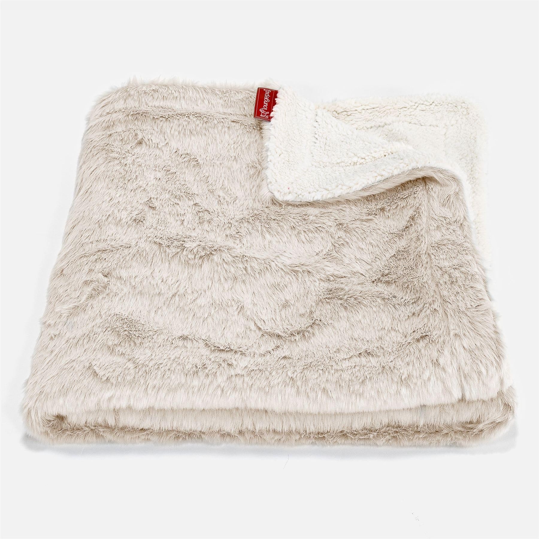 Lounge Pug White - Faux Rabbit Fur - Sherpa Throw/Blanket