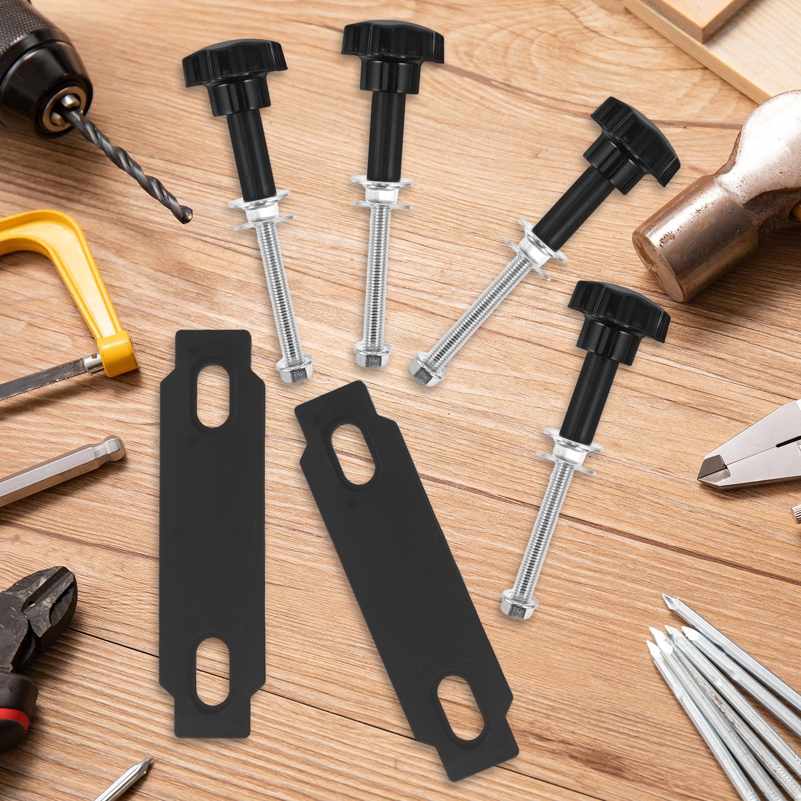 Tofficu Kit Accessori per Fuoristrada per Portapacchi Auto da Tetto in Lega di Alluminio Antiscivolo Grande Capacità, per Trasporto Attrezzature e Bagagli