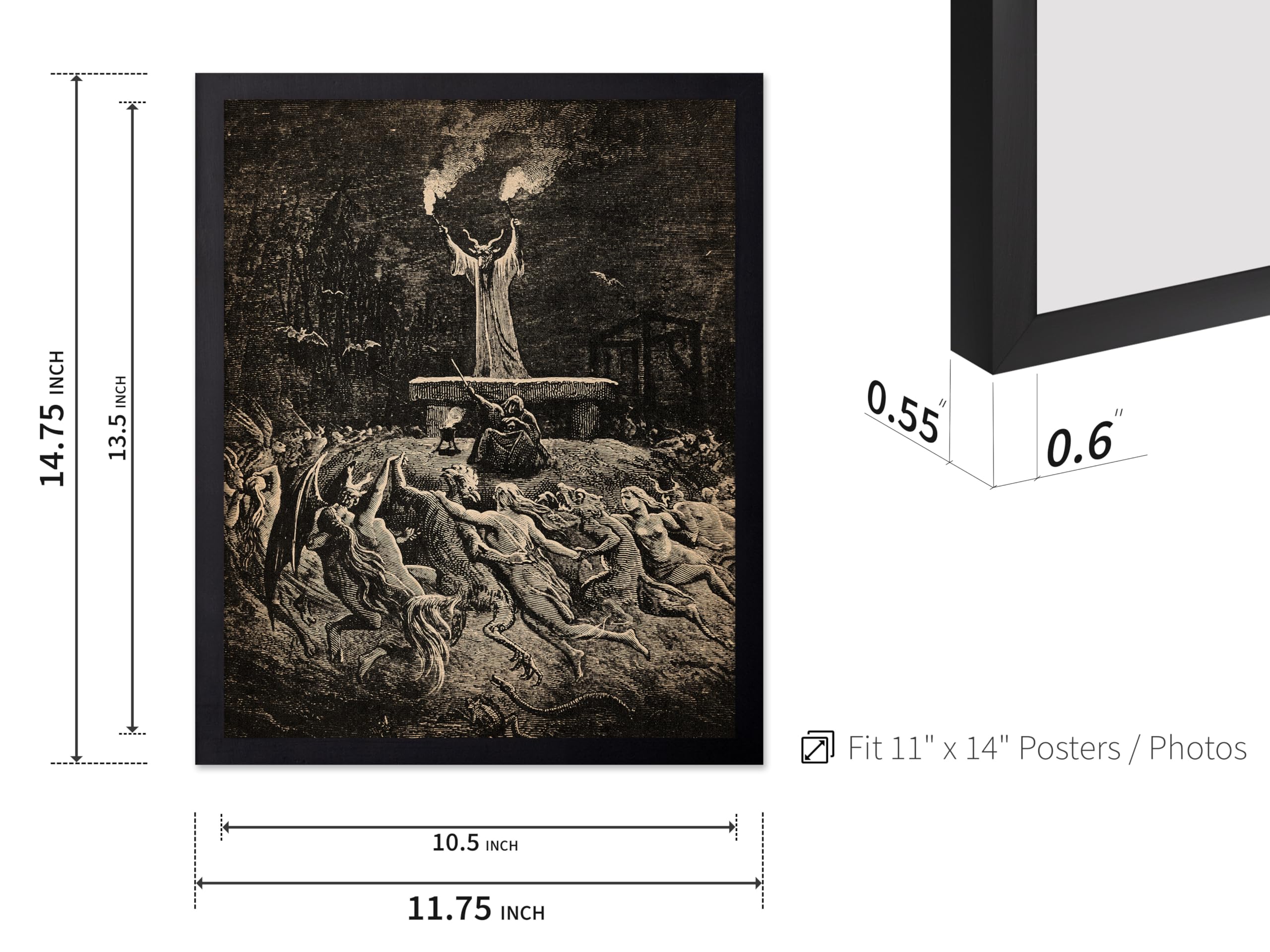 Amazon.com: Monem Art Vintage Gustave Dore Poster - Retro