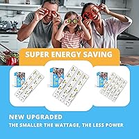 Vista 3 de Nueva placa de luz LED WR55X26671 mejorada para refrigeradores con congelador GE, impermeable, 3 piezas, 1 año de garantía