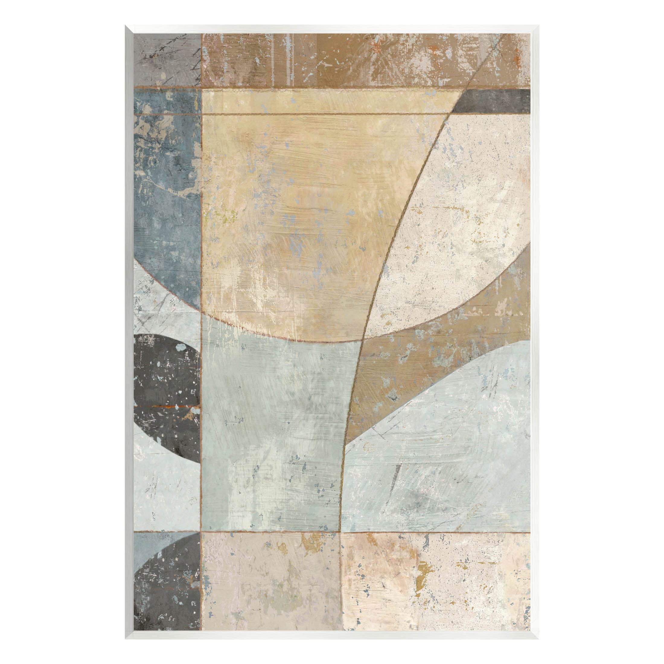 Stupell IndustriesNeutral Tones Curved Shapes Wood Wall Art, Design by Suzanne Nicoll
