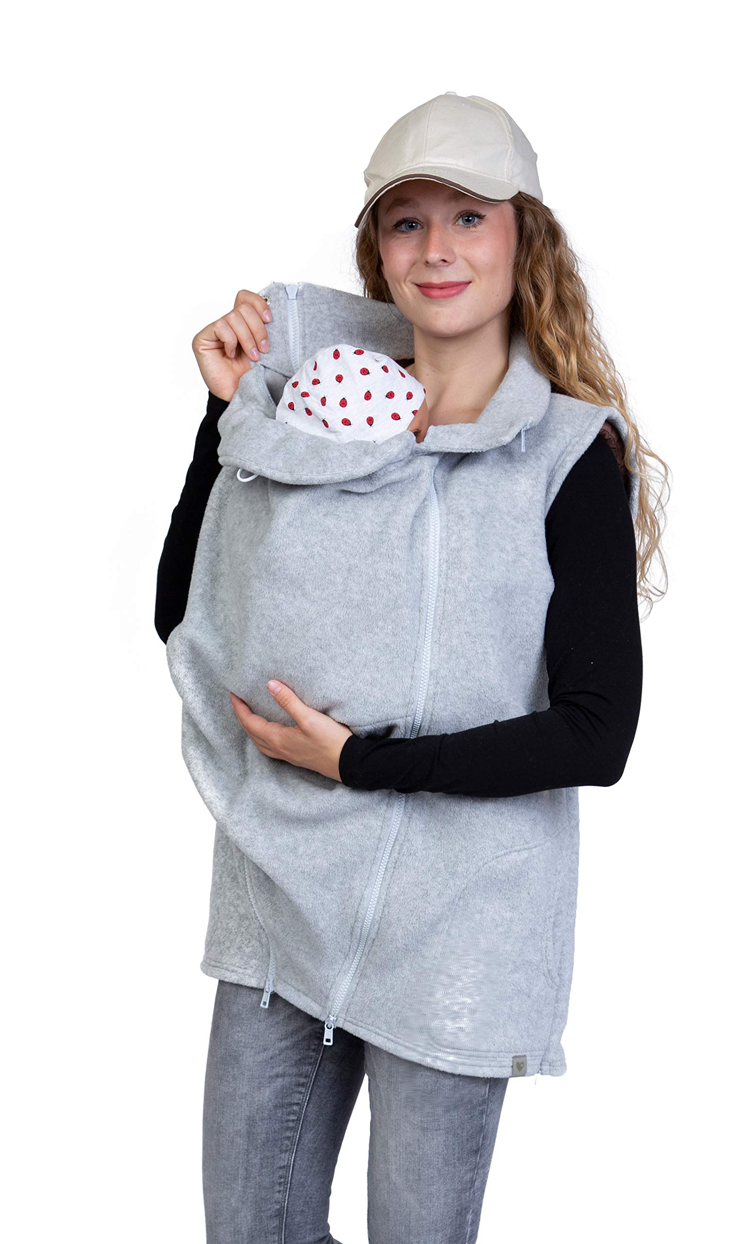 Viva la Mama - Trageweste aus Fleece, Winter Zusatzweste für Tragejacken - RERIK