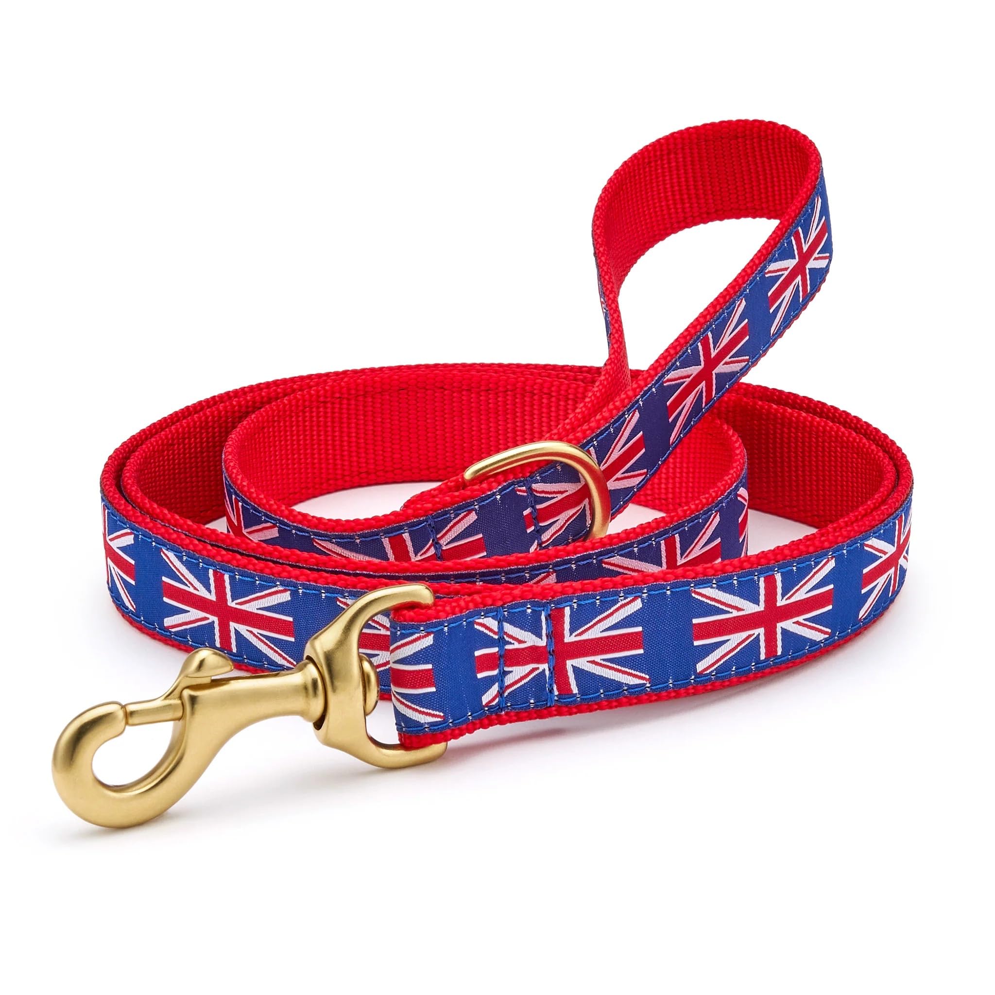 Laisse pour chien Union Jack Lead 5 Stretto aux finitions soignées en 15mm