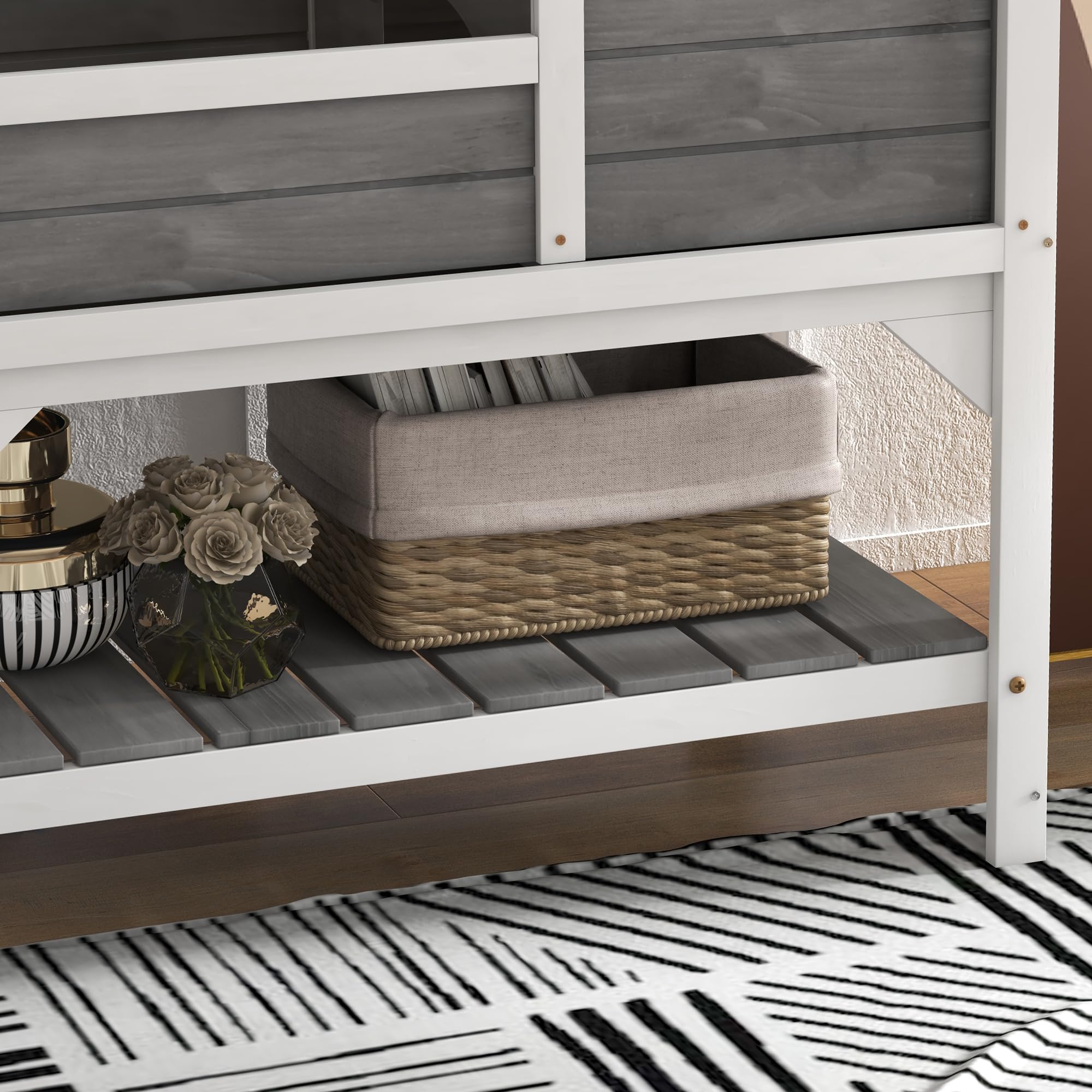 PawHut Recinto per tartarughe su gambe con ripiano portaoggetti - legno d'abete - interno ed esterno - dim. 103H x 84L x 51W cm grigio chiaro