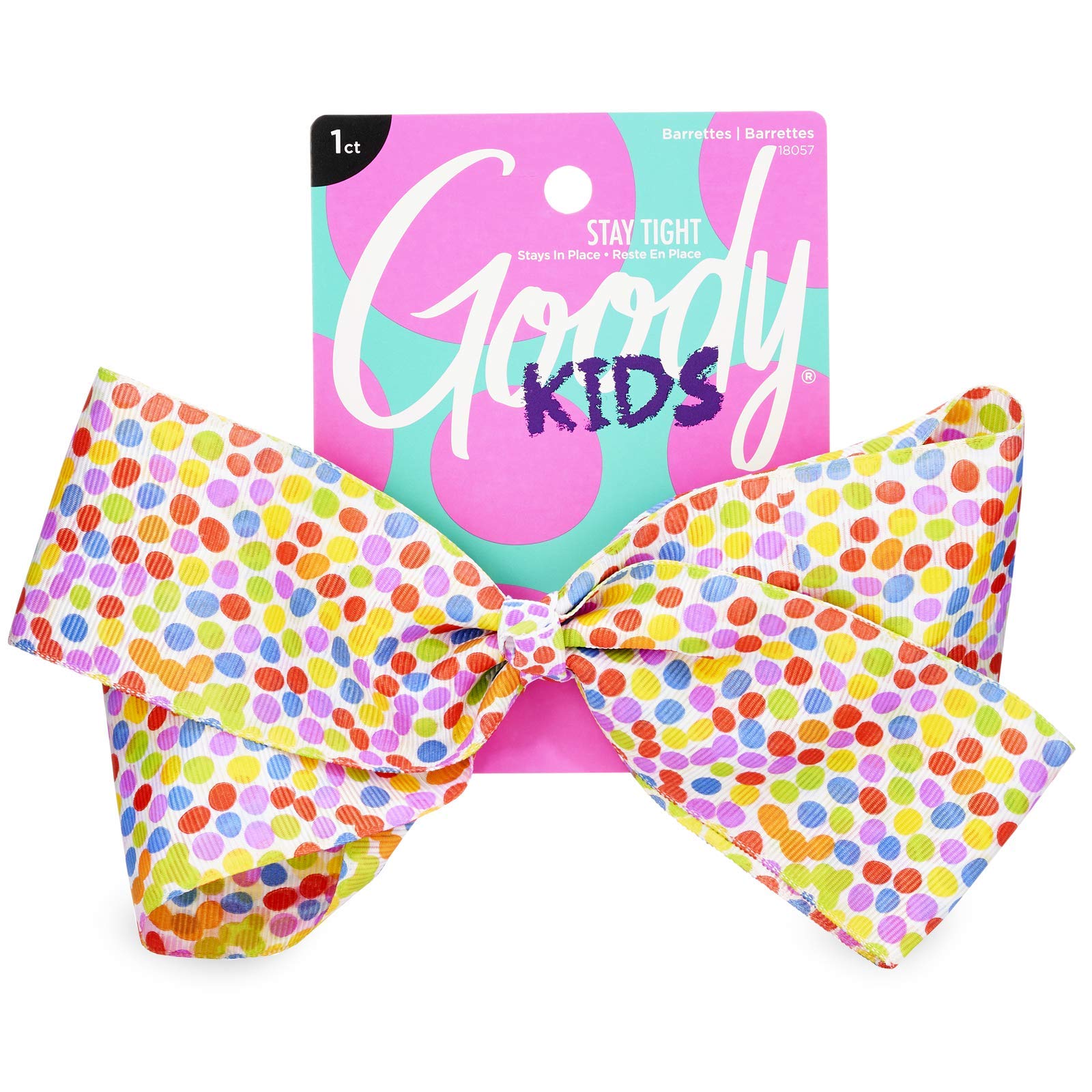 GOODYKIDS LARGE BOW RAINBOW 1CT