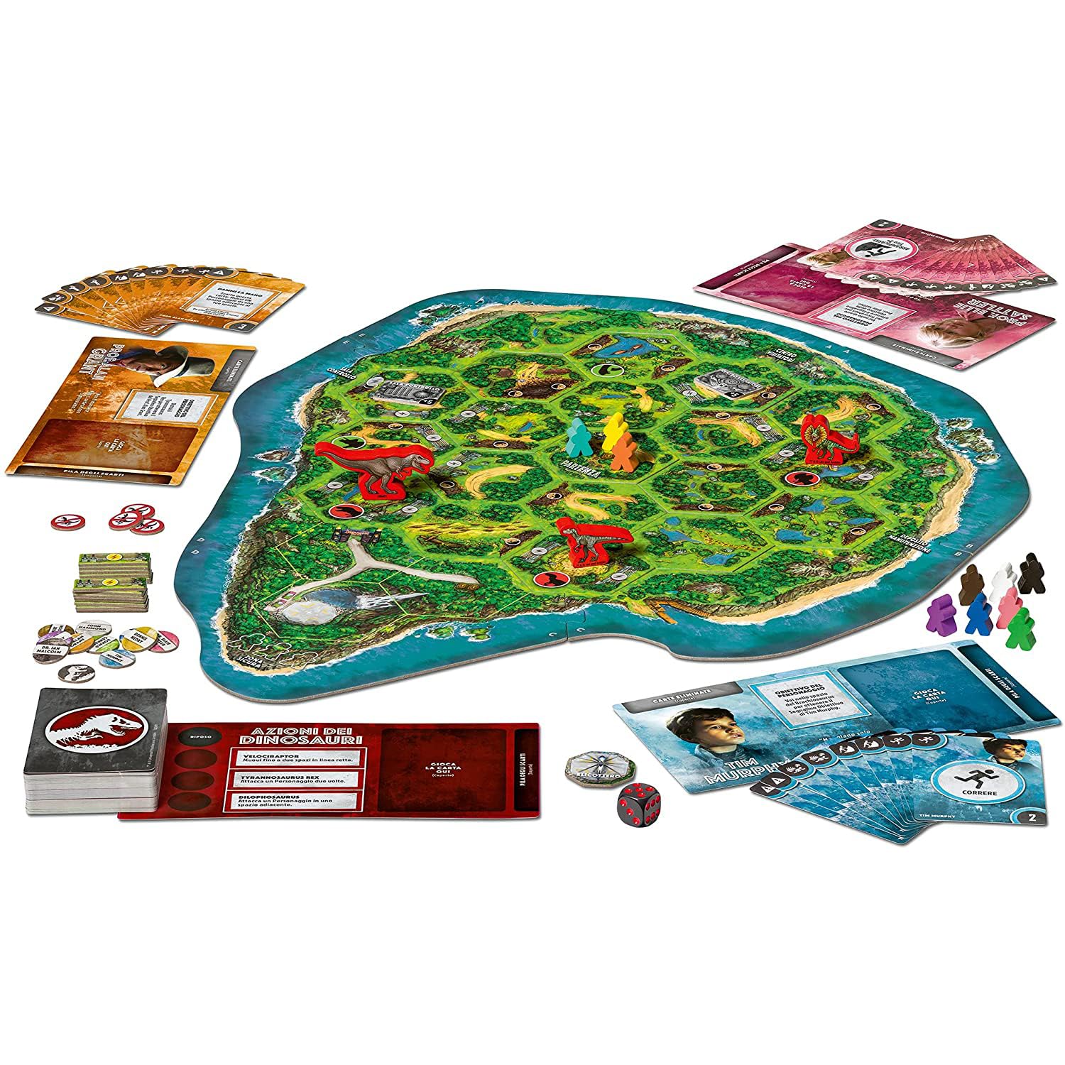 Ravensburger – Jurassic Park Danger, Gioco Da Tavolo, 2-5 Giocatori, 10+ Anni