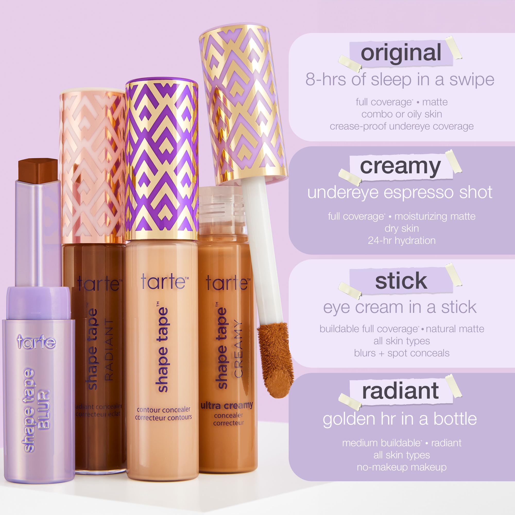 Tarte Shape Tape correttore da viaggio 16N chiaro neutro (pelle chiara a chiara con sfumature neutre)