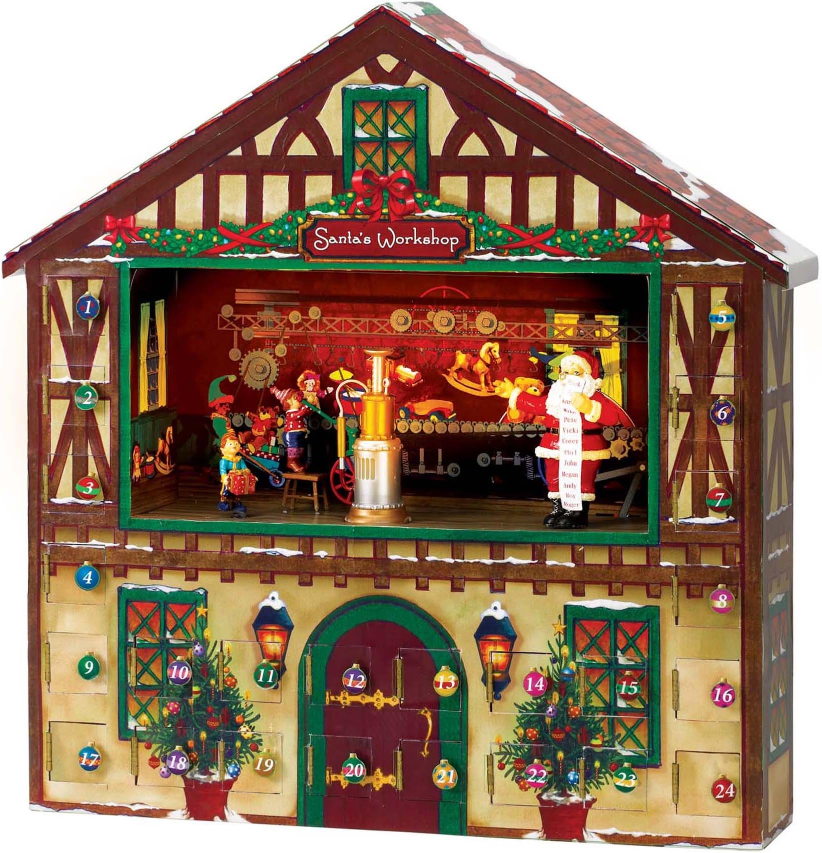 Mr. Christmas Animated Musical Advent House