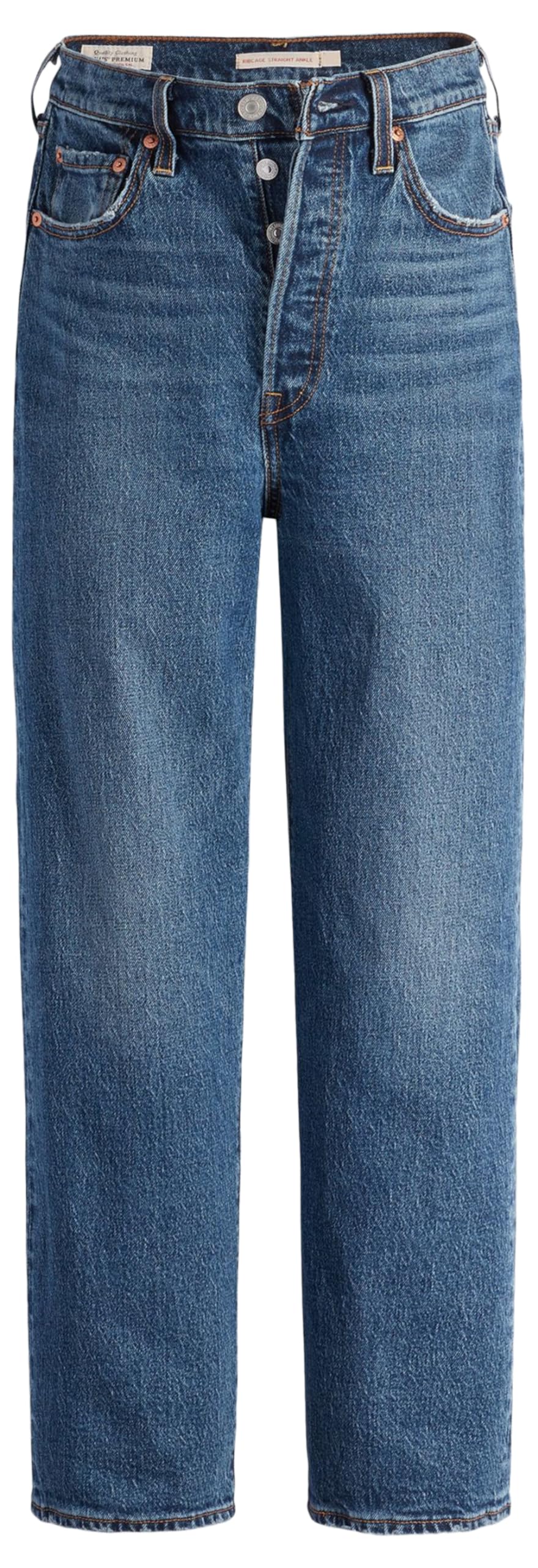 Levi's Damen Ribcage Straight Ankle Jeans