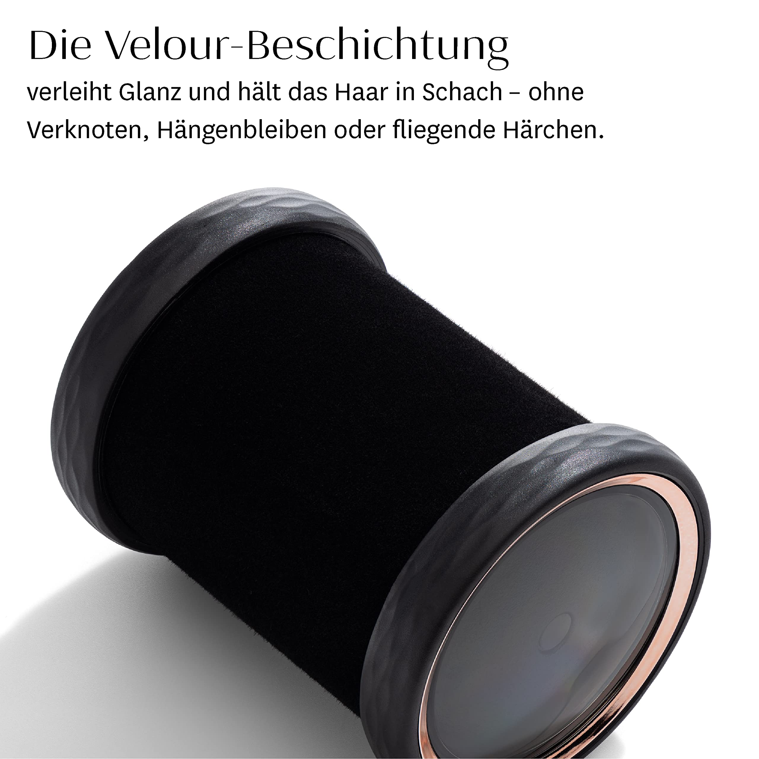 T3 Volumizing Hot Rollers Luxe – Set mit 4 beheizten 44-mm-Lockenwicklern und 4 beheizten 38-mm-Lockenwicklern mit 2 Temperaturstufen und keramischen Heizelementen