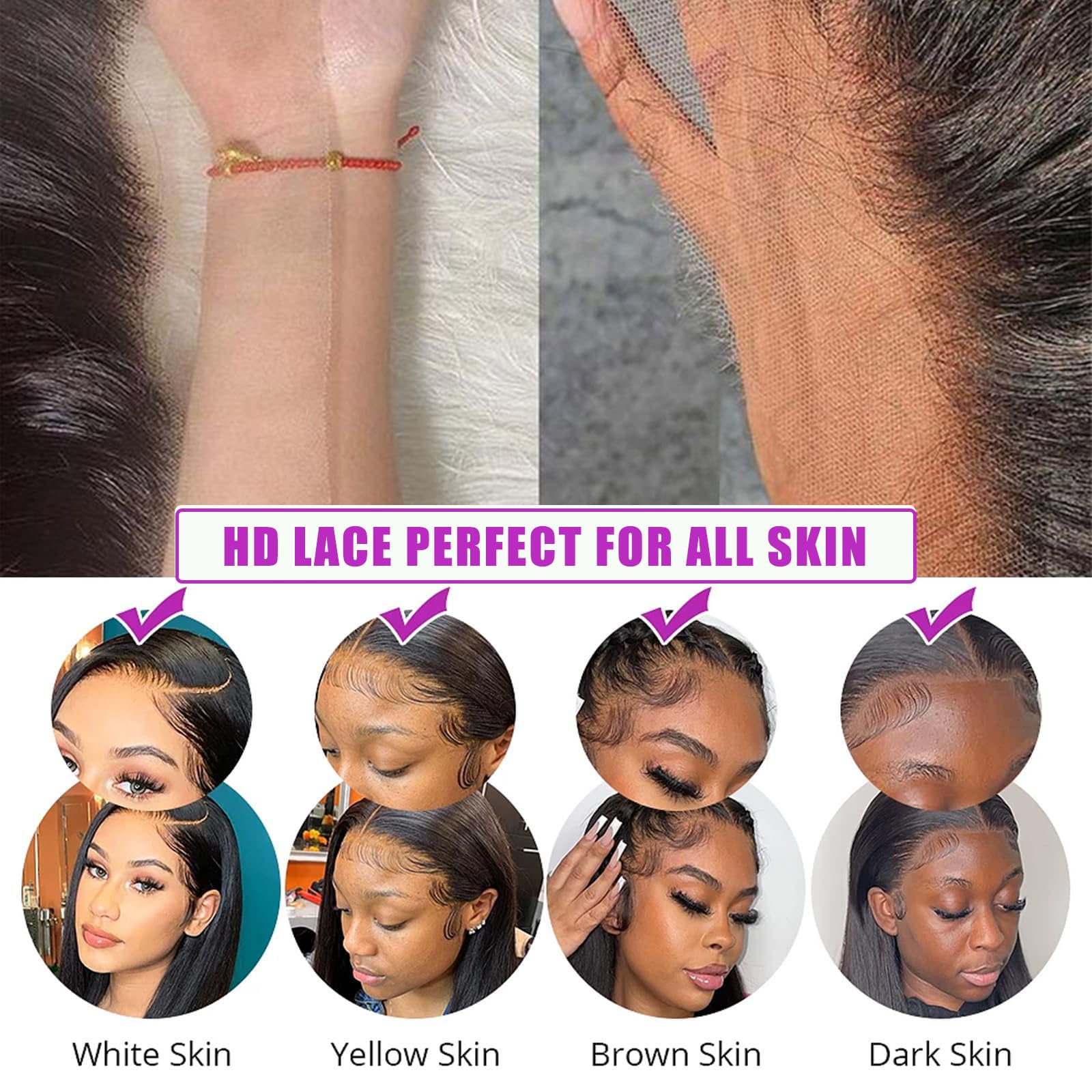 24 Inch 360 Full Lace Deep Curly Wave HD Transparent Lace Front Wigs Human Hair Brazilian Virgin Curly Wave Lace Frontal Wig Pre Plucked With Baby Hair - Image 4