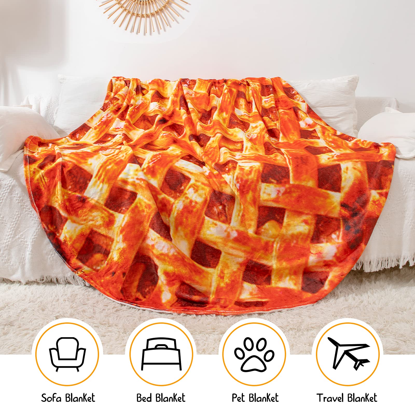 CASOFU Tortilla Blanket, Pie...B088LWF5KP
