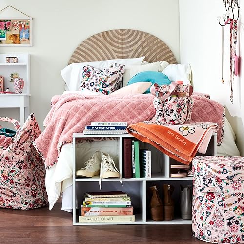 Miniatura 4 de Vera Bradley Almohada decorativa para mujer con inserto hipoalergénico extraíble, Rosy Outlook.