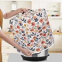 Vista 163 de Cubierta abstracta para freidora de aire con estampado de corazón, cubierta de olla a presión de 3 cuartos de galón, cubierta antipolvo para olla a