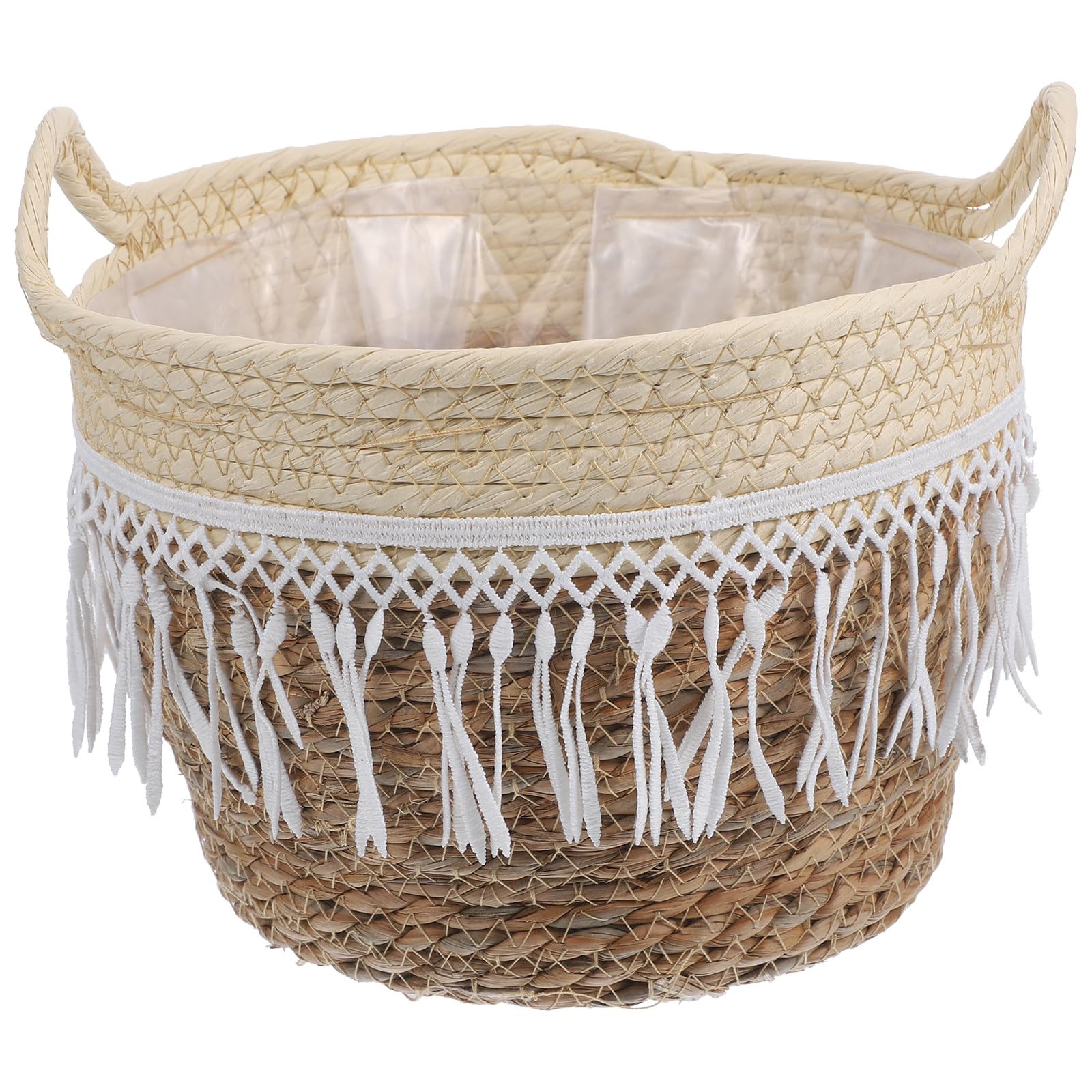 Panier pour plantes rustique et bohème pour une maison chaleureuse
