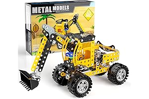 Lucky Doug DIY Toys for Boys 8 - 12: Interactive Metal Construction Set