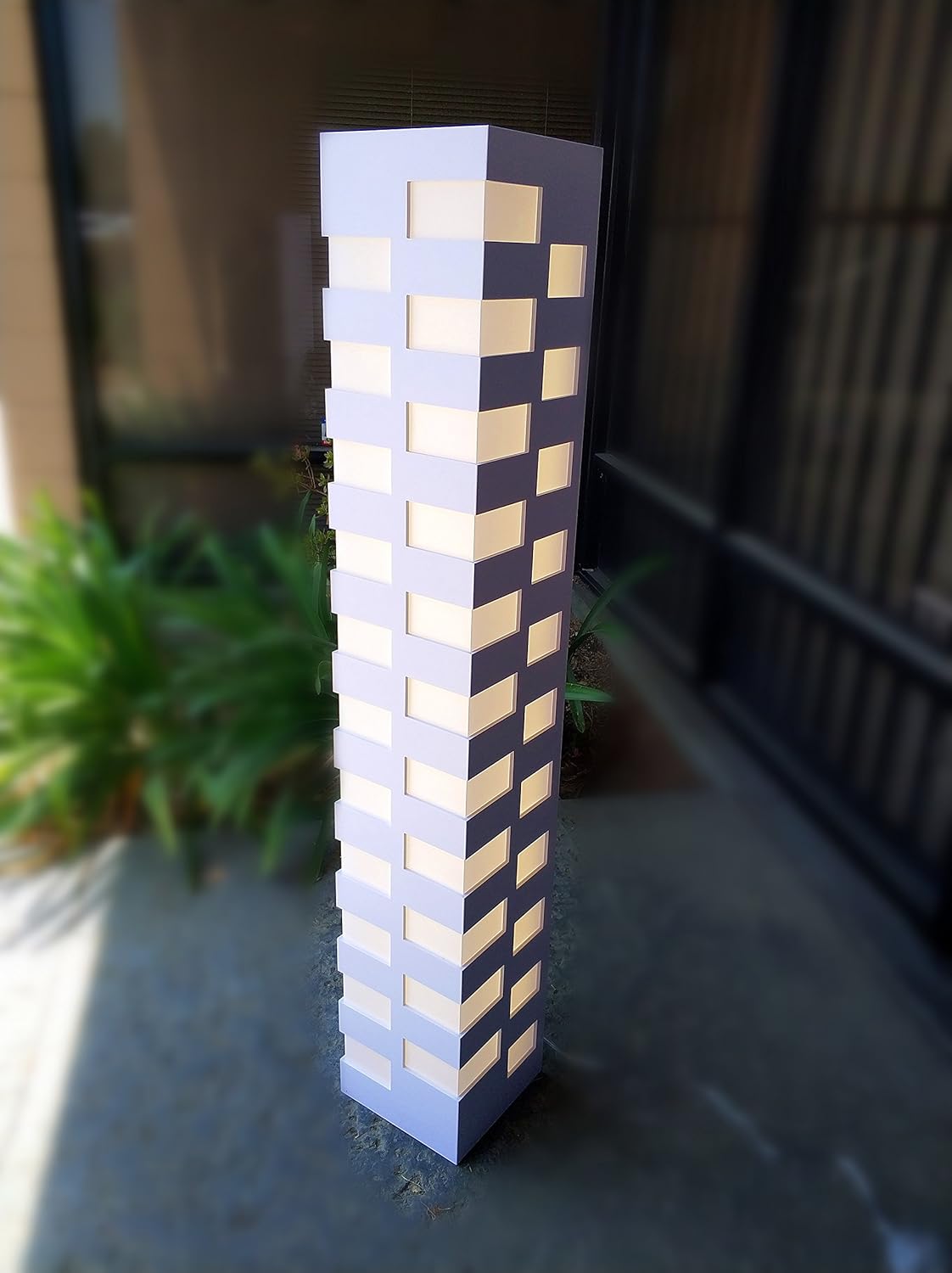 White LED Modern Contemporary Floor Lamp ZK005L dimmable Lighting Color Adjustable Floor lamp for Living Room, Family Room, Bedroom