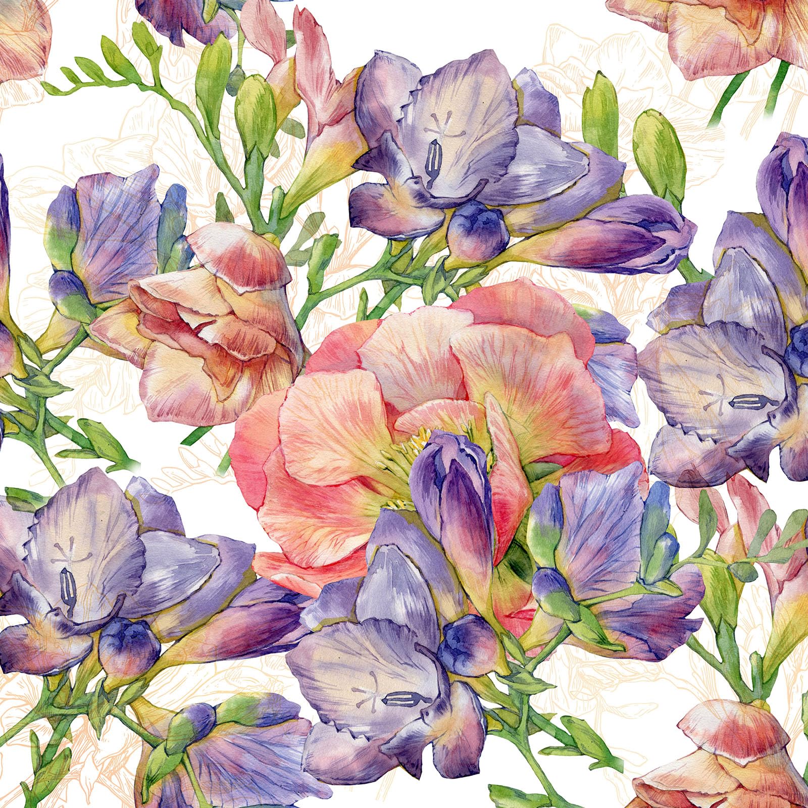 Papel tapiz de peonías rosas 17.7"x10ft vinilo autoadhesivo