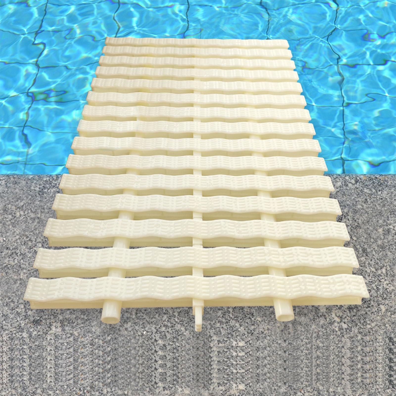 LWJSOCP Swimming Pool Grates 18x100CM, Durable Shower Drain Cover, 15pcs Drain Filter Grate for Effective Drainage Solutions on Pool, Balcony, Walkway