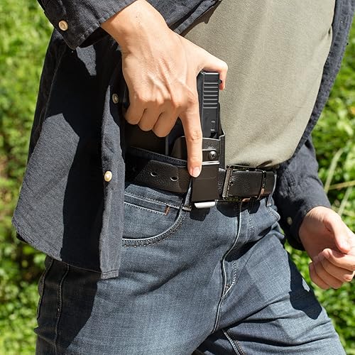 Miniatura 5 de Funda compatible con Glock 19 19X 23 32 45 con Olight PL Mini 2 Valkyrie -Corte Óptico - Funda IWB para G19G19XG23G32G45 con PL Mini 2 Valkyrie,