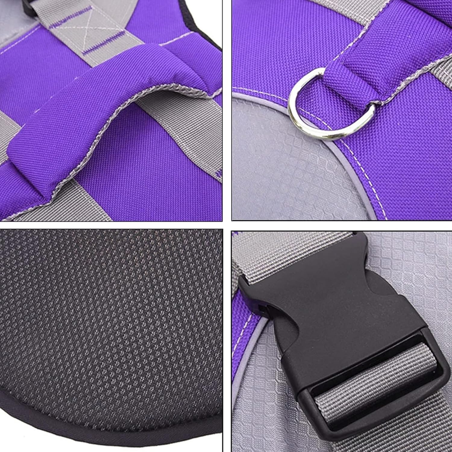 Dog Life Jackets Swimming Safety Vest,Dog Float Coat with Reflective Strips with Superior Buoyancy & Rescue Handle, Summer Dog Swimsuit Lifesaver Vest for Small Medium Large Dogs
