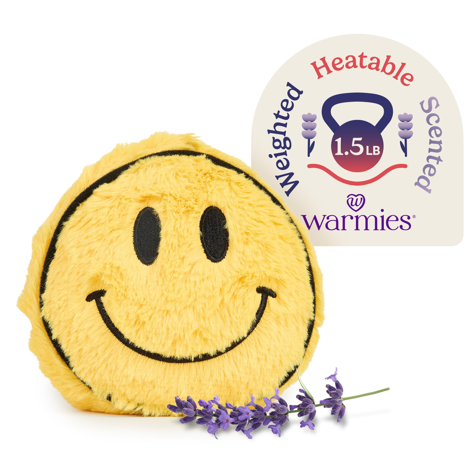 Warmies Smiley Face Microwavable Plush