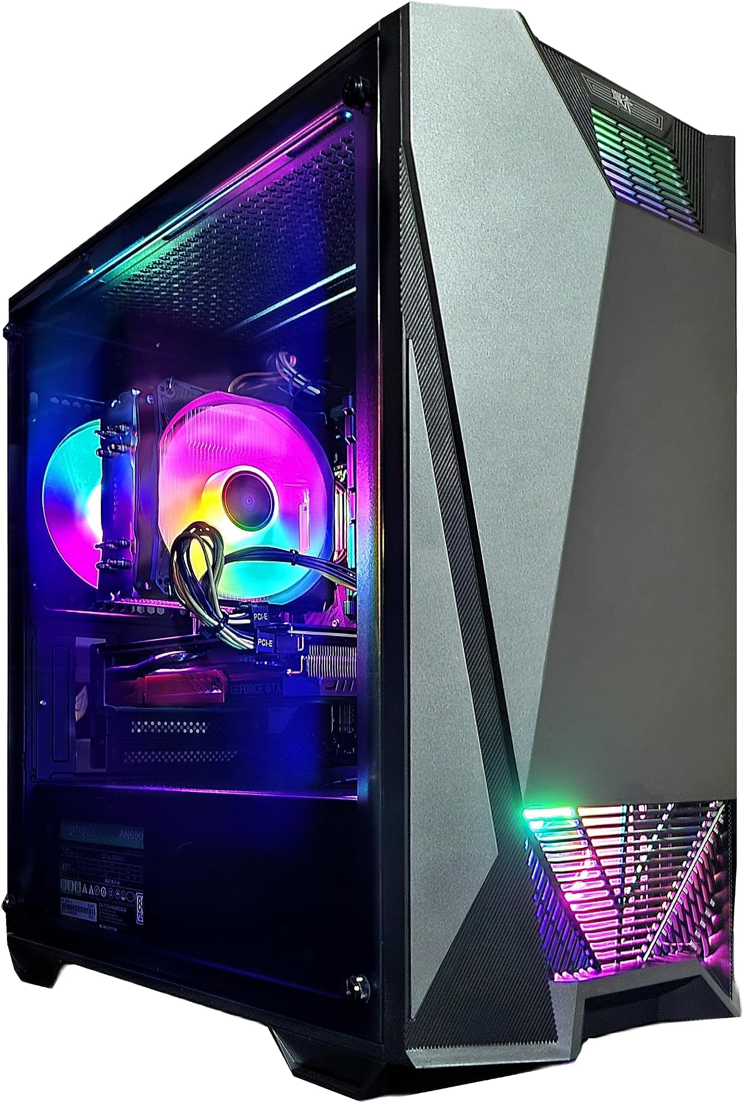 DASEEN Gaming Pc Desktop Computer – Intel Core i5-13400 2.5GHz, NVIDIA GeForce GTX1660Super 6GB, 16GB DDR4 RAM 3200, 512GB NVME SSD, Windows 11 HOME