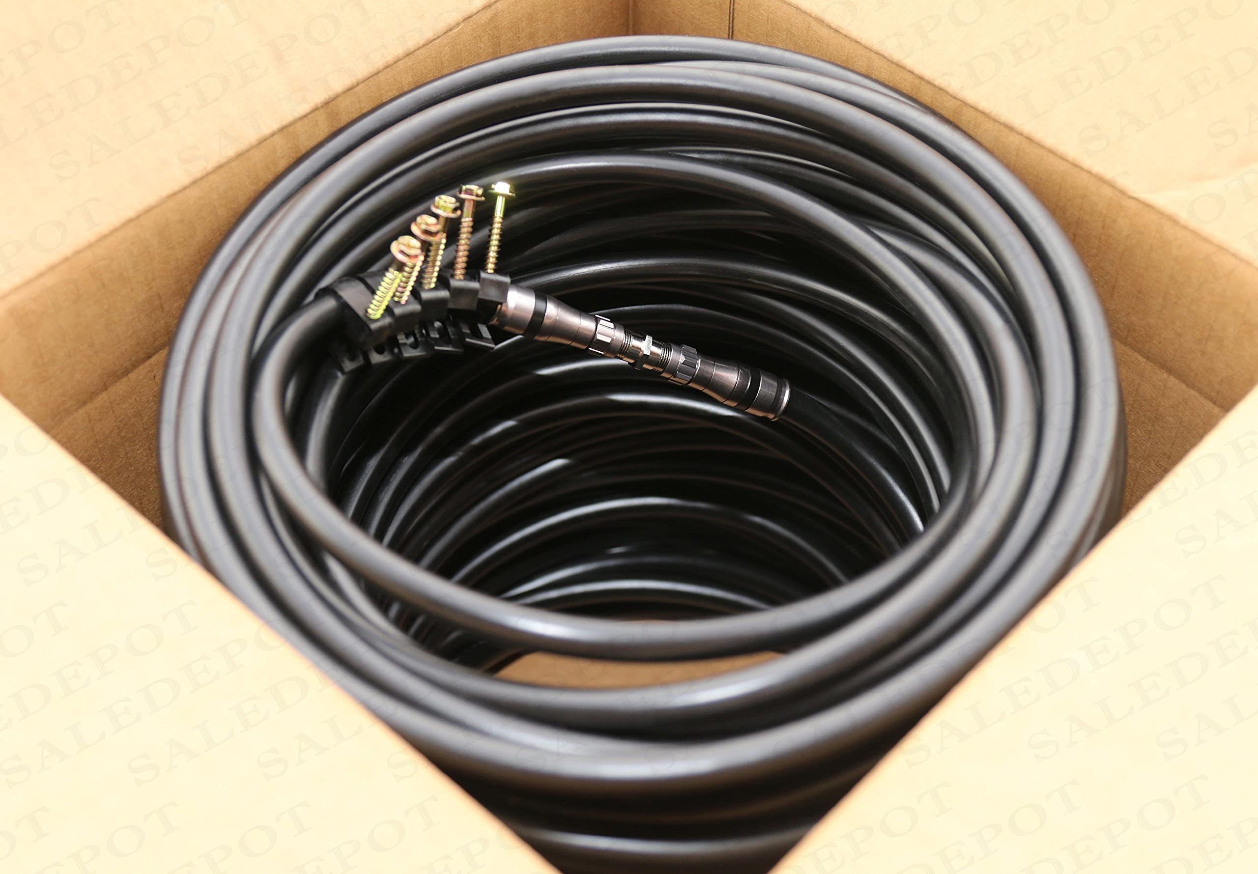 Cable Coaxial Rg6 Negro Televisión Tdt, Parabólica 7 Metros | Cuotas Sin Interés