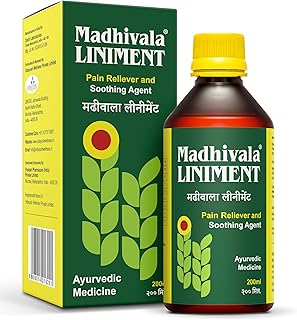 Madhivala Liniment Oil 200ml | Ayurvedic Pain Relief Oil | Fast Relief from Back Pain, Knee Pain, Neck Pain, Shoulder Pai...