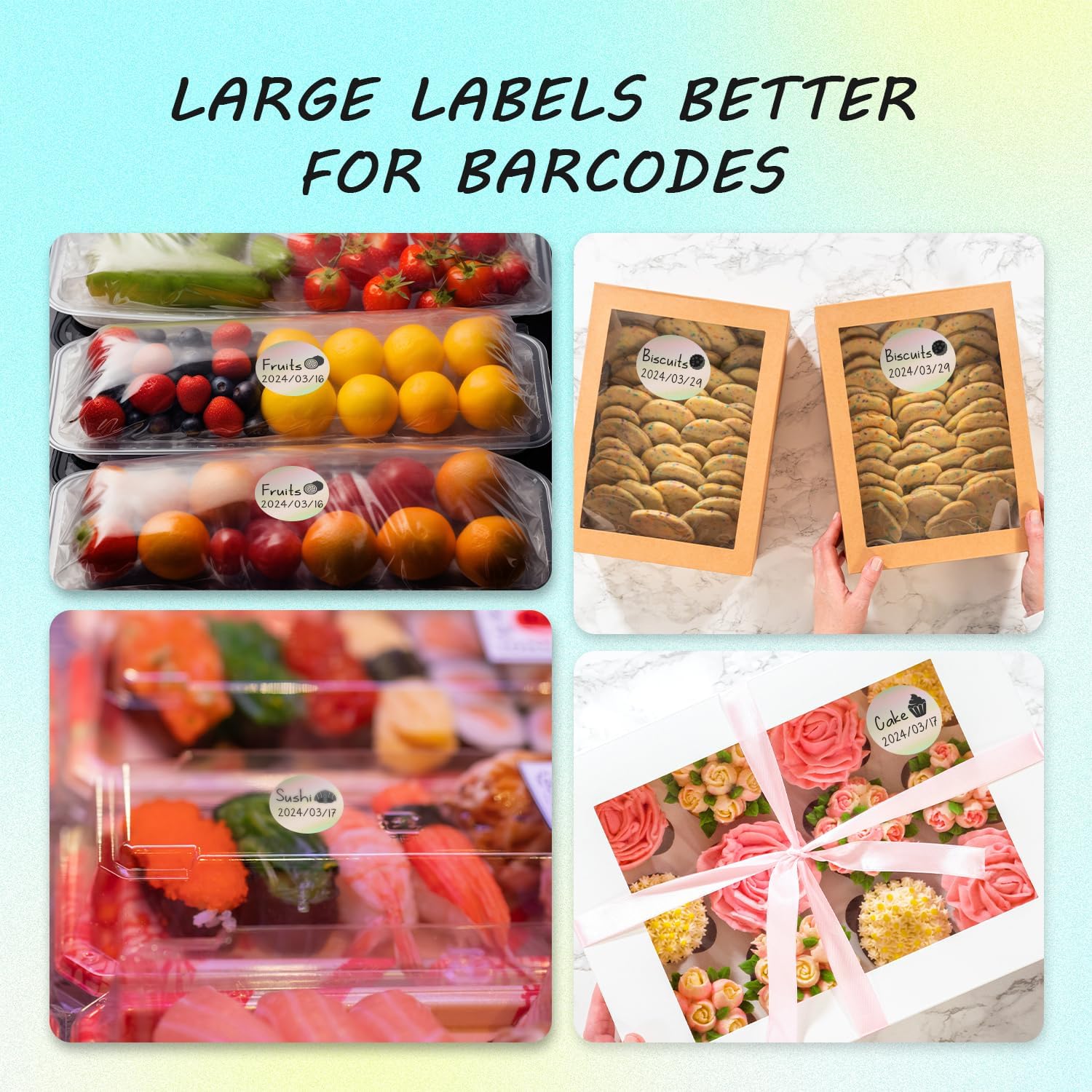 Round Circle Thermal Label Compatible with Phomemo M100/M110/M221/M220/M120/M200 Label Printer,1.96" x 1.96"（50x50 mm, 140 Labels/Roll Round Labels for Home, Office, School, Store, Easy to Use - Image 5