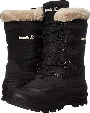 Kamik Womens Shellback Insulated Winter Boot,White,
