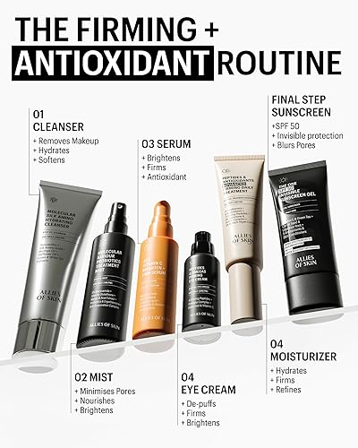 Miniatura 8 de Allies of Skin 20% Vitamina C Brighten + Suero Firme 20% ácido L-ascórbico etilado + Complejo de extracto de naranja con glutatión. Sin agua y