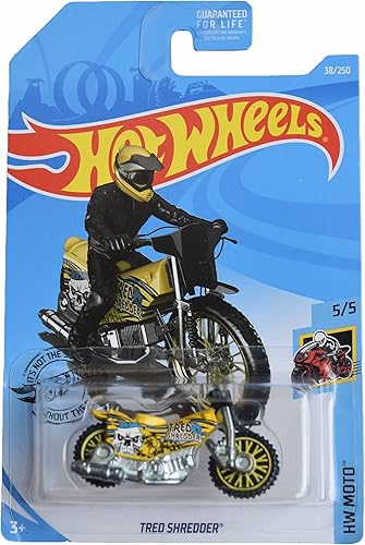 Hot Wheels Trituradora Tred - Amarillo 38/250 Moto 5/5